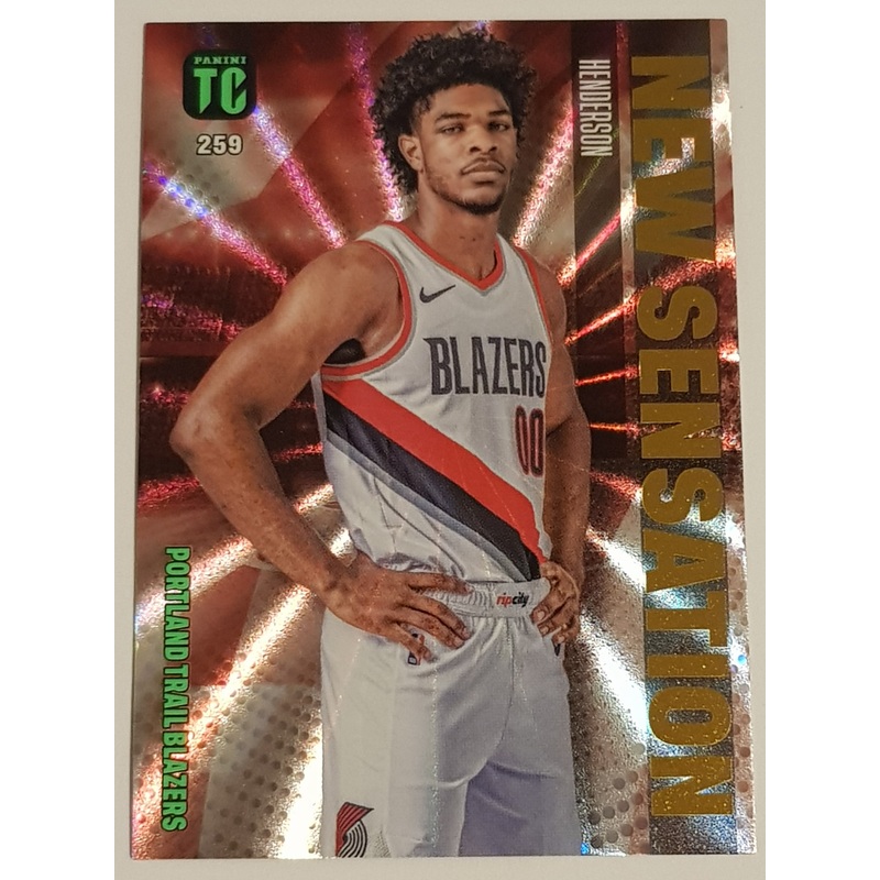 2023-24 Panini NBA Top Class Autographs Scoot Henderson New Sensation #259 Rookie Card