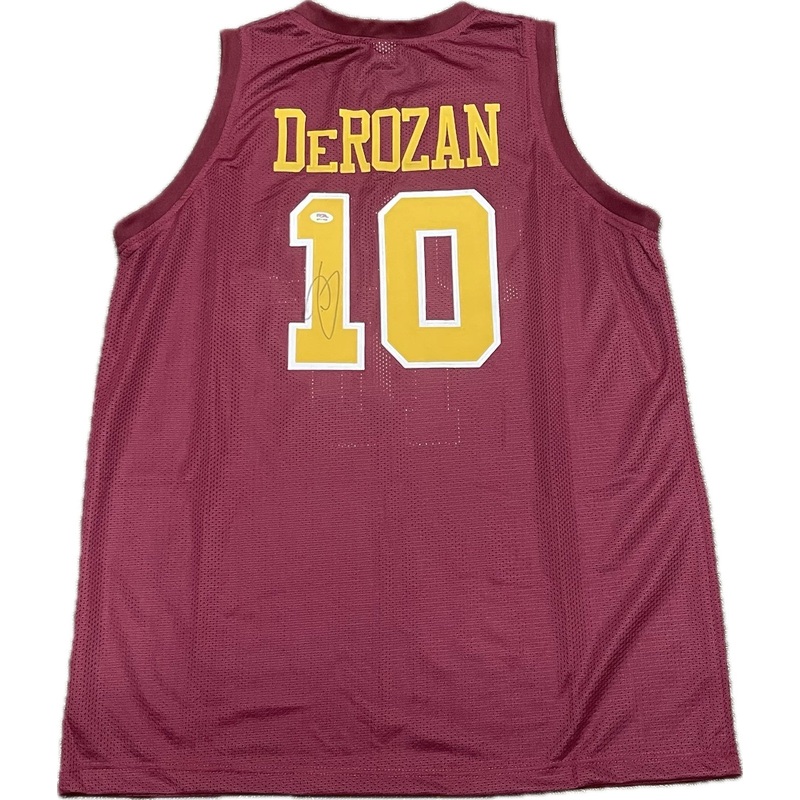 DeMar DeRozan Signed Jersey PSA USC Trojans Autographed