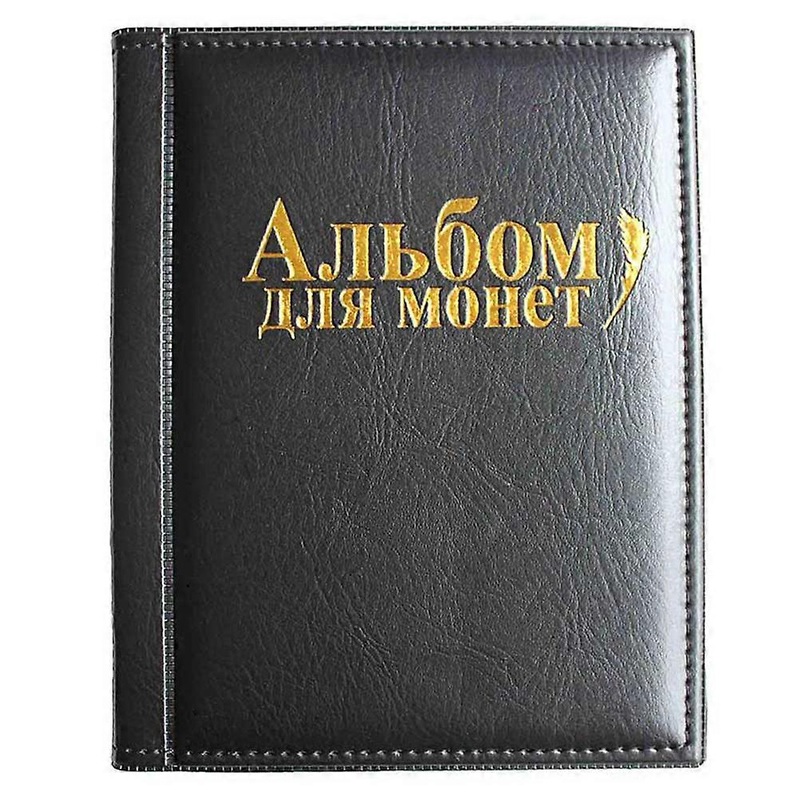 Leather File Folder Penney Pocket Paper Money Collection Supplies Coin Collection Album Penny Photograph Coin Storage Album