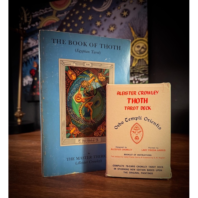 Thoth Tarot Deck + The Book of Thoth  by Aleister Crowley