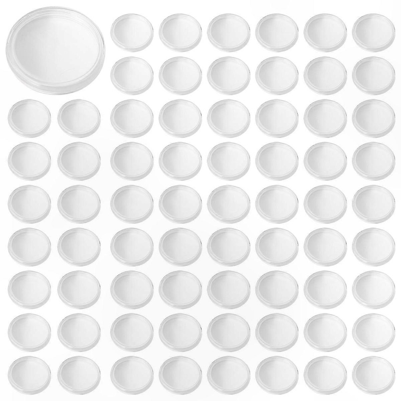 100Pcs 40mm Coin Capsules for 1Oz Commemorative Coins Storage Cases