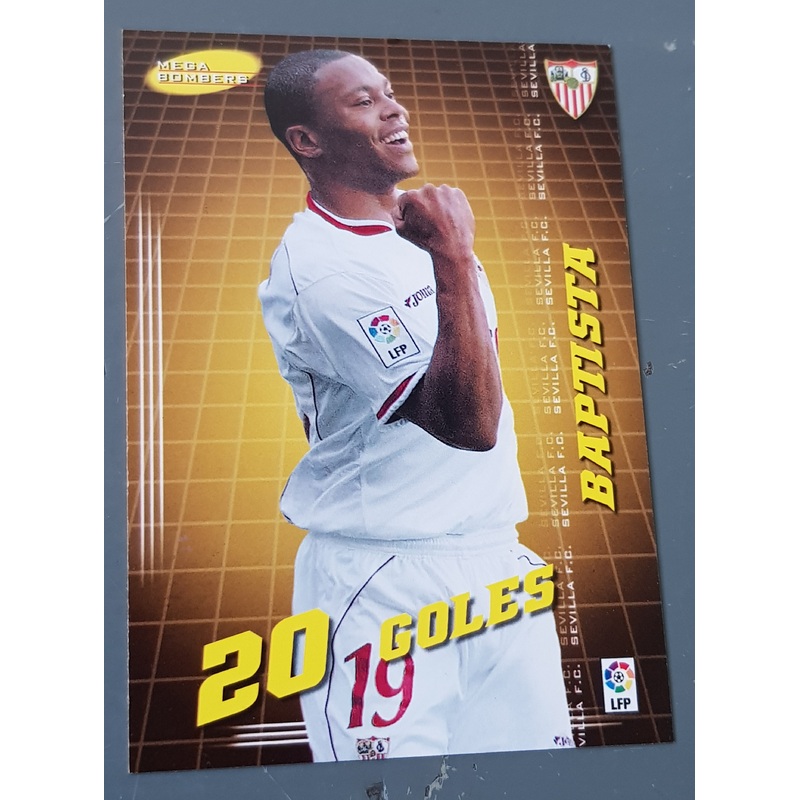 2004-05 Panini Mega Cracks La Liga Mega Bombers Julio Baptista #398 Card