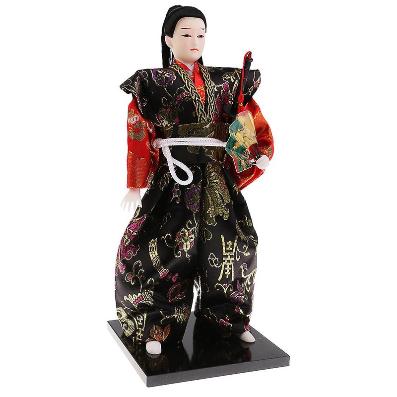 Japanese Samurai Doll Arts Crafts humanoid Doll Home office Decor Gift #3