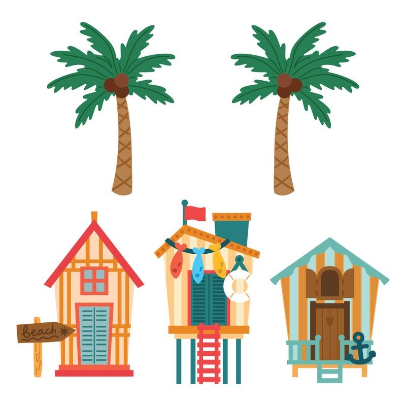 Lovely Layers: Beach Houses – Honey Cut