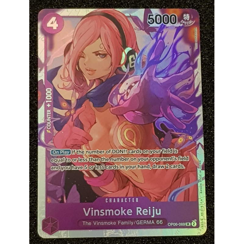 One Piece Card Game OP-06 Wings of the Captain Vinsmoke Reiju #OP06-069 SR Foil Trading Card