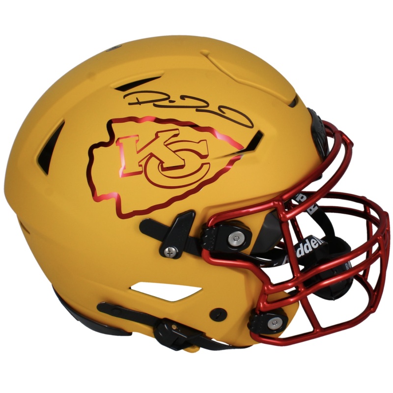 Patrick Mahomes Autographed Chrome Chiefs SpeedFlex Helmet Beckett LE 15/15
