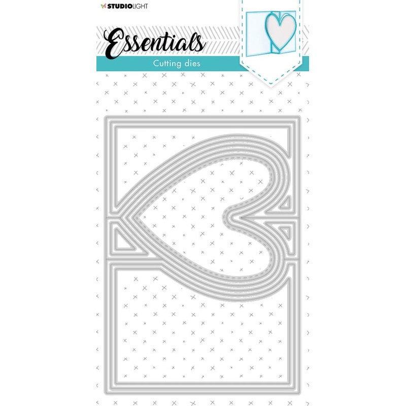 Studio Light Cutting Die Heart Essentials 145x102x1mm 1 PC nr.148
