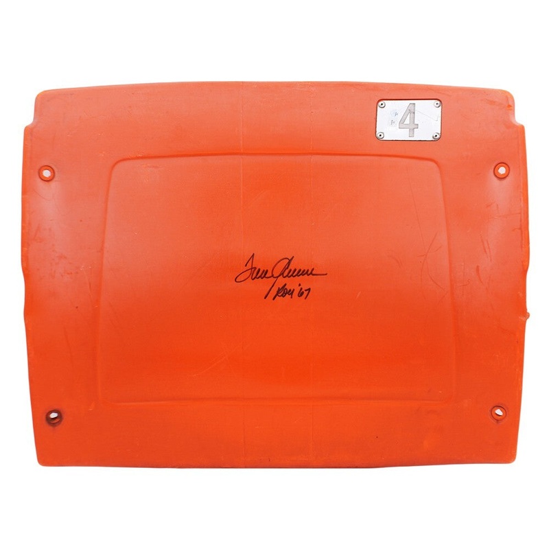 Tom Seaver Autographed/Signed New York Mets Shea Stadium #4 Seatback – ROY ’67
