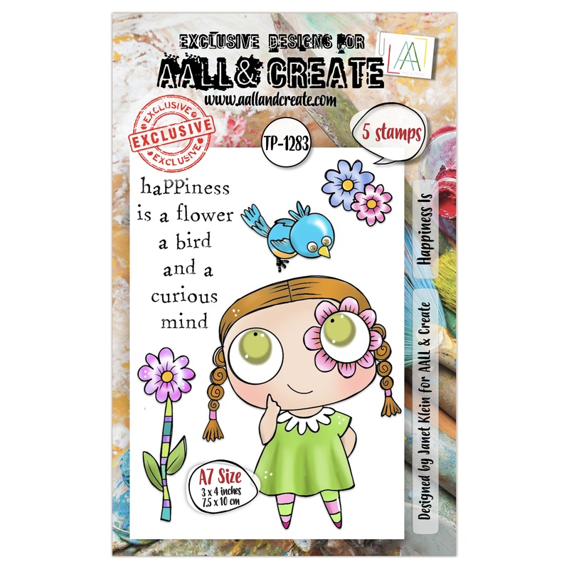 #TP-1283 – A7 Stamp Set – Happiness Is