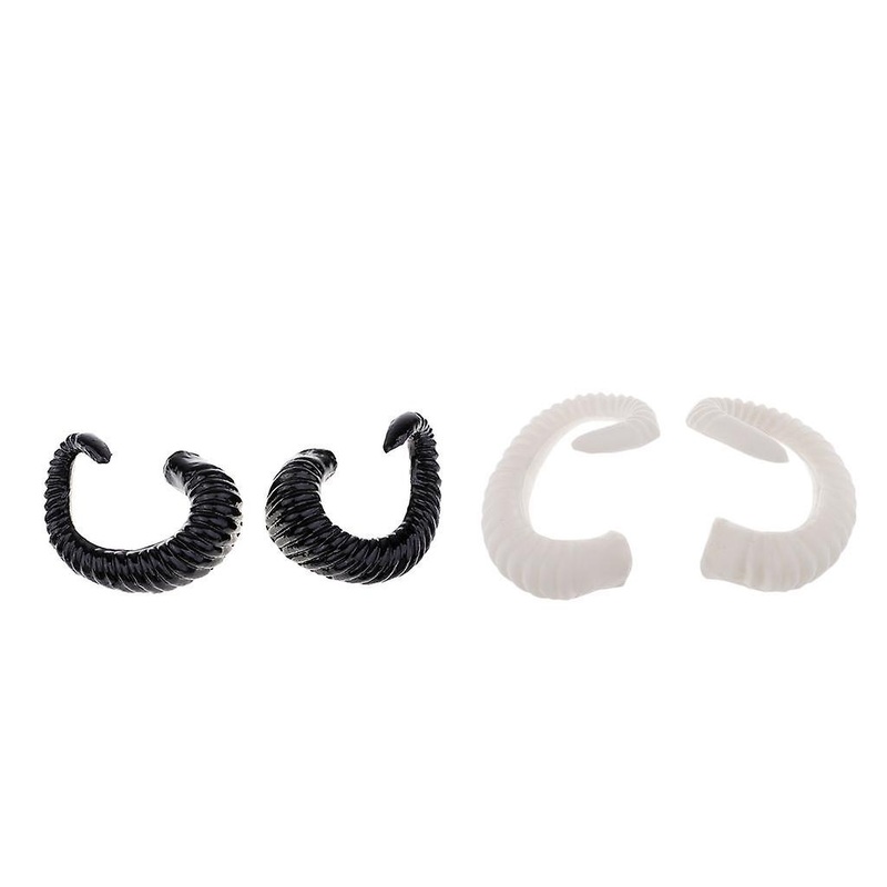 5 inch Artificial Ram Horns Costume Accessories for DIY Gothic Hair Headband