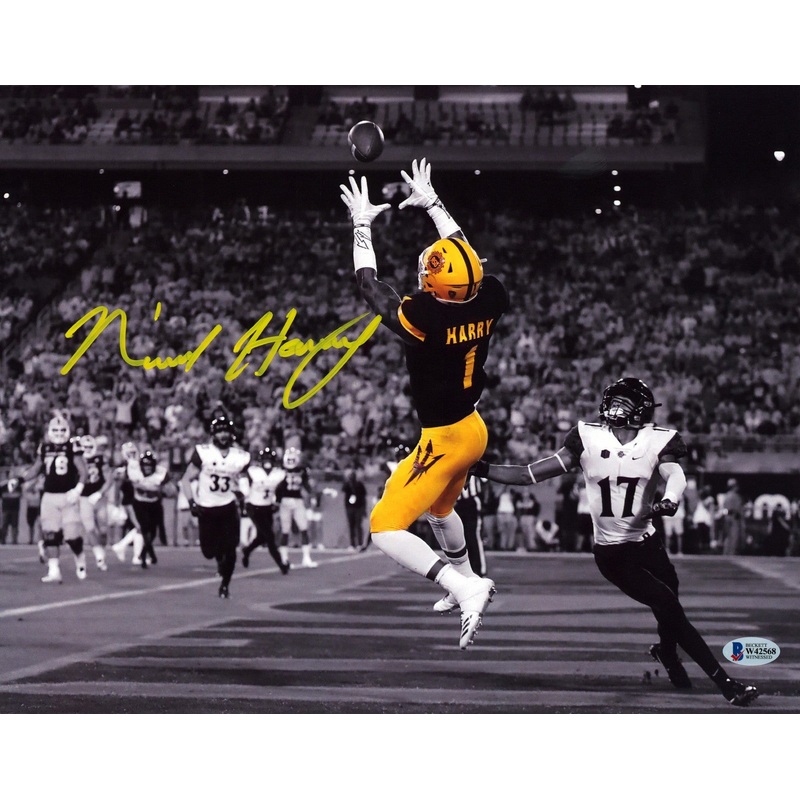 Arizona State N’Keal Harry Authentic Signed 11×14 Horizontal Spotlight Photo BAS