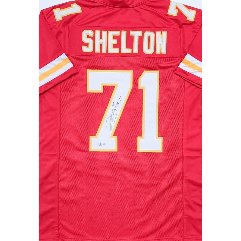 Chiefs Super Bowl Champ DANNY SHELTON Signed Custom Replica Jersey AUTO – BAS