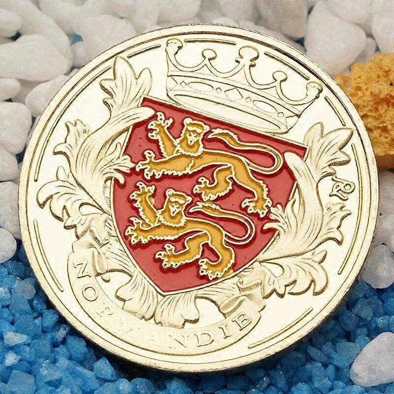 Perfume Capital Gold Plated Collectible Coin France Grasse Colored Painted Souvenirs Coins Home Decor Crafts Art Collection Gift