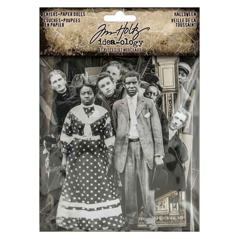 Tim Holtz Idea-ology Layers + Paper Dolls Halloween