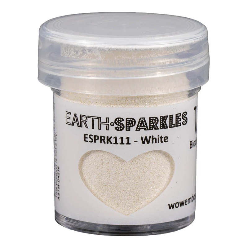 WOW! Embossing Earth Sparkles Glitter 15ml – White