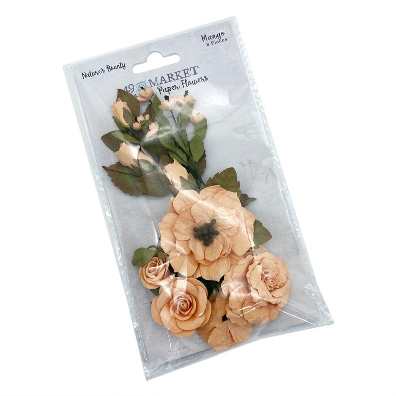 49 And Market Nature’s Bounty Paper Flowers – Mango
