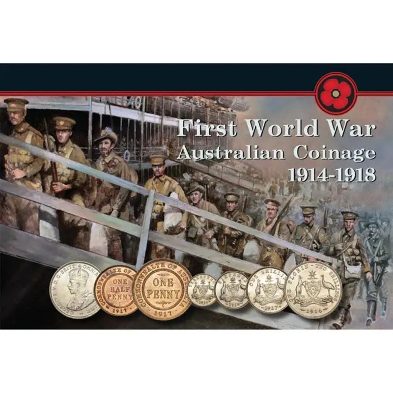 Australia 1914-18 First World War 6-Coin Pack