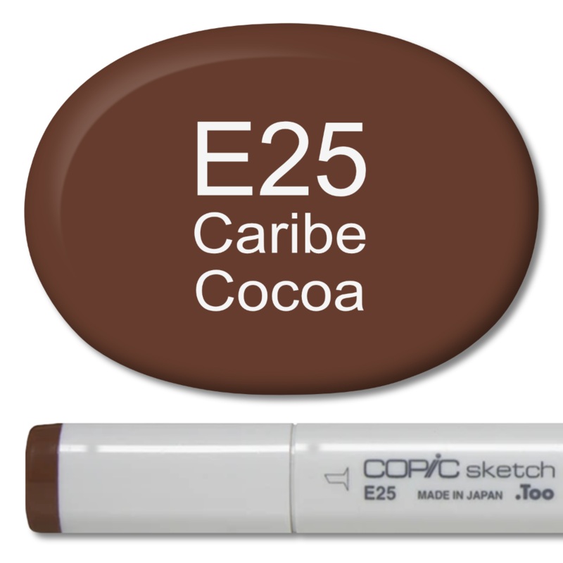 Copic Sketch Marker – E25 Caribe Cocoa