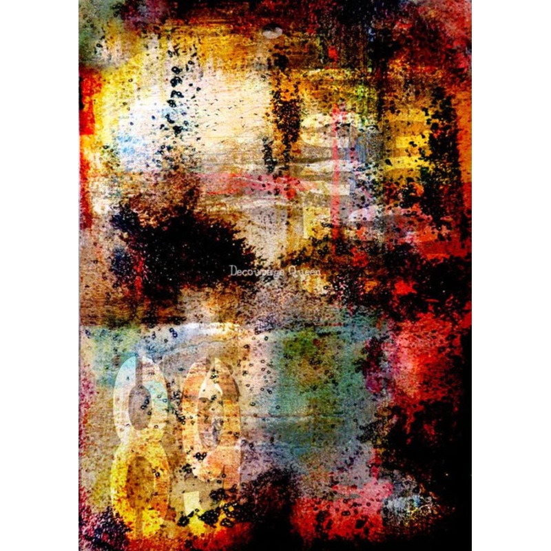 Decoupage Queen Andy Skinner – Industrial Erosion A4 Rice Paper