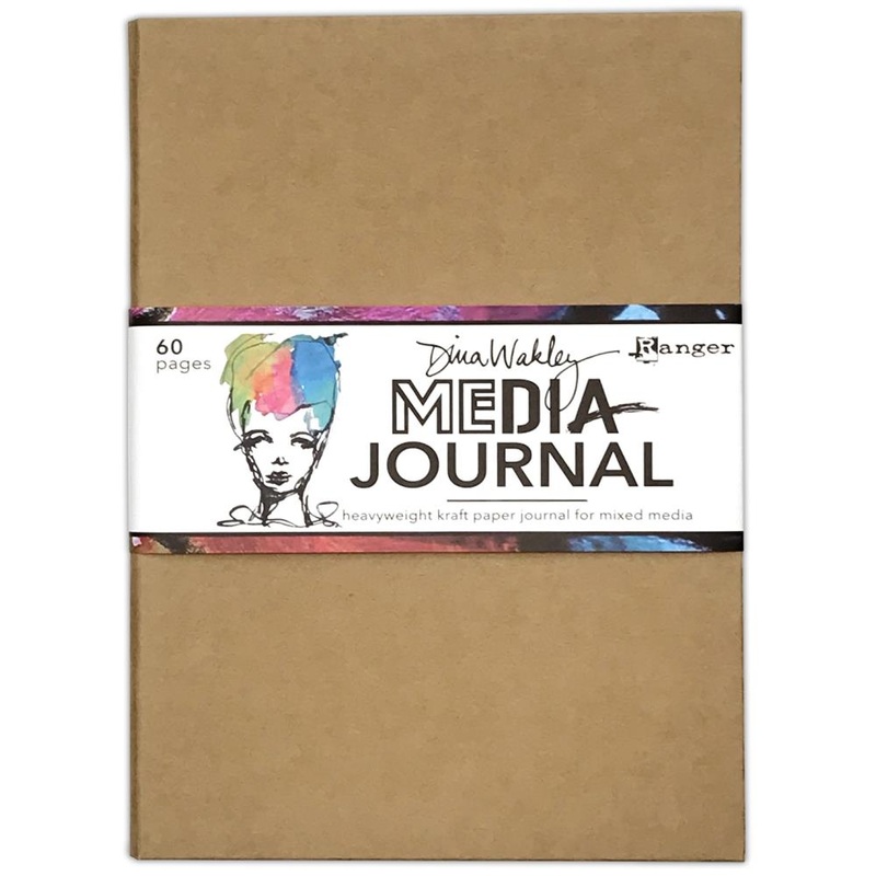 Dina Wakley Media Journal 7.75X10.25 Kraft