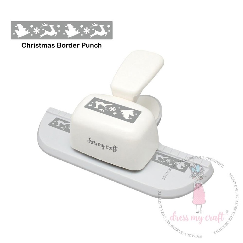 Dress My Craft Punch Christmas Border