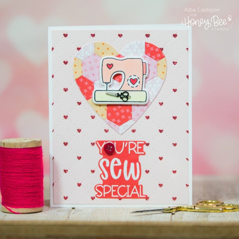Quilted Hearts & Dots – Set of 2 6×6 Stencils – Retiring