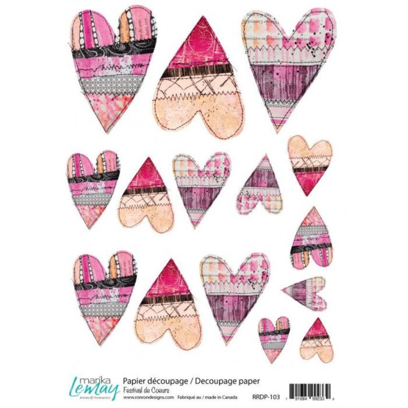 Ronron designs -Papier de riz: Marika Lemay – Festival De Coeurs