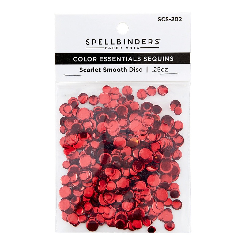 Spellbinders Smooth Discs Color Essentials Sequins – Various Colors