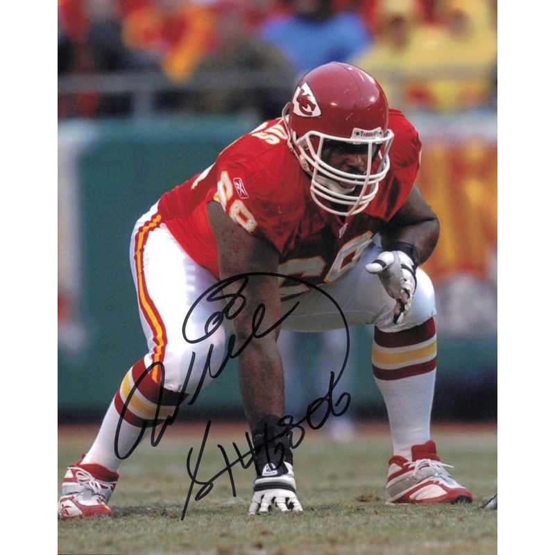 Will Shields Autographed Signed 8×10 Photo Kansas City Chiefs SKU #247426