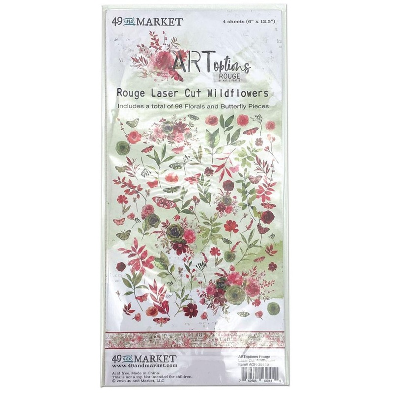 49 and Market – ARToptions Rouge Laser Cut Outs Wildflowers