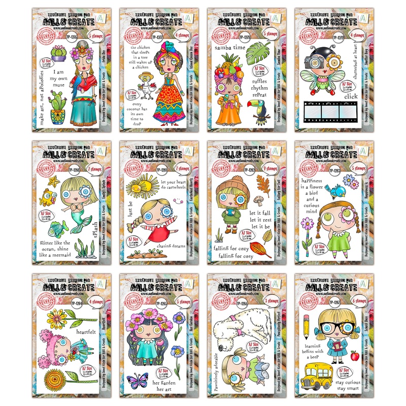 A Year In Bloom Janet Klein Stamp Bundle