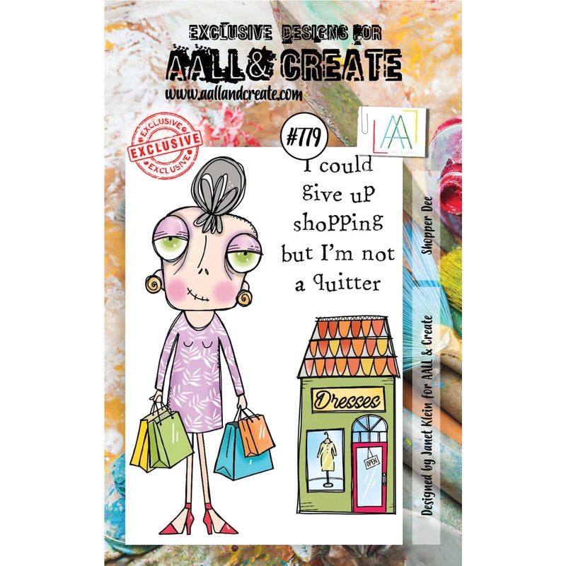 AALL & Create – #779 – A7 STAMPS – SHOPPER DEE