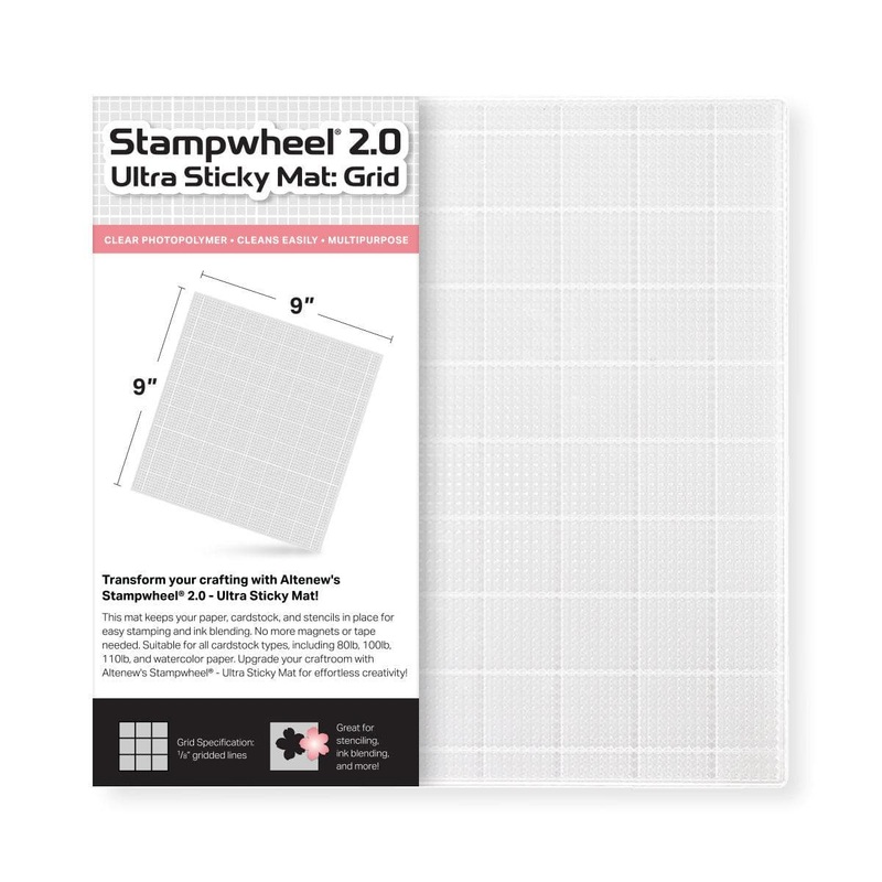 Altenew – StampStampwheel 2.0 – Ultra Sticky Mat: Grid