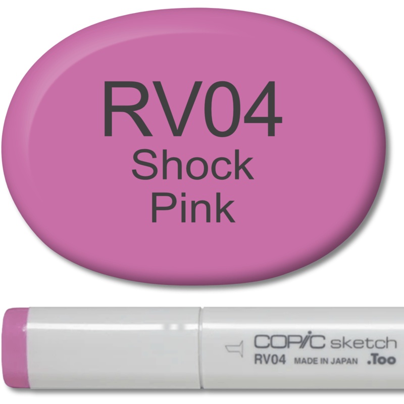 Copic Sketch Marker – RV04 Shock Pink
