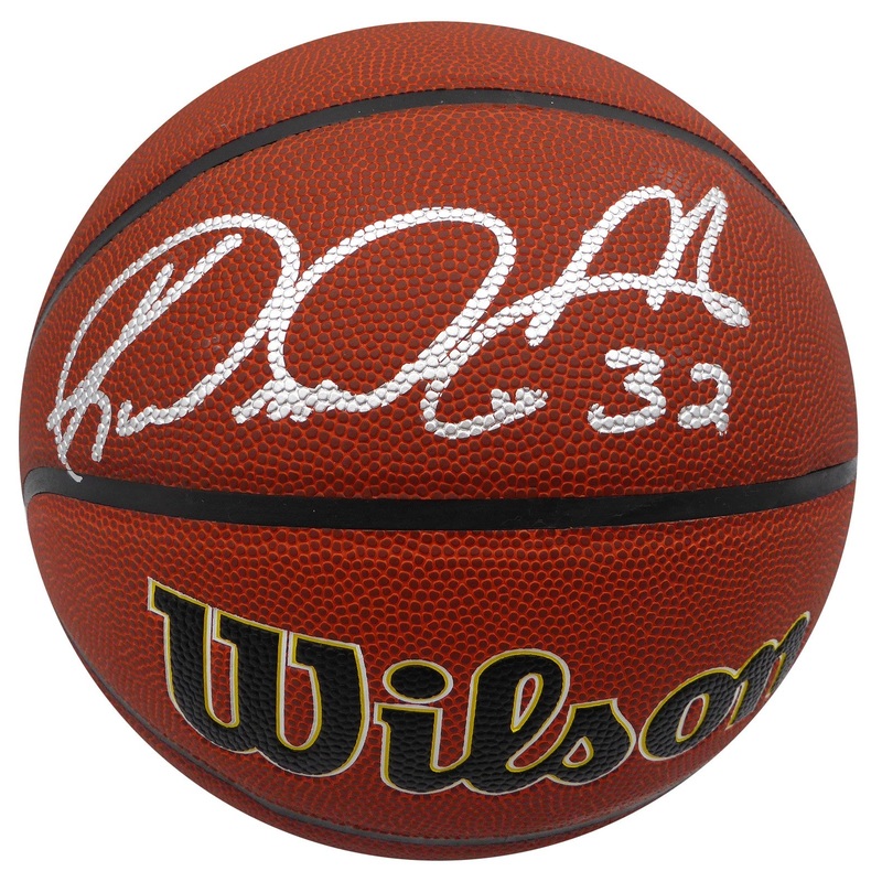 Karl Malone & John Stockton Autographed Wilson Basketball Jazz Beckett 5