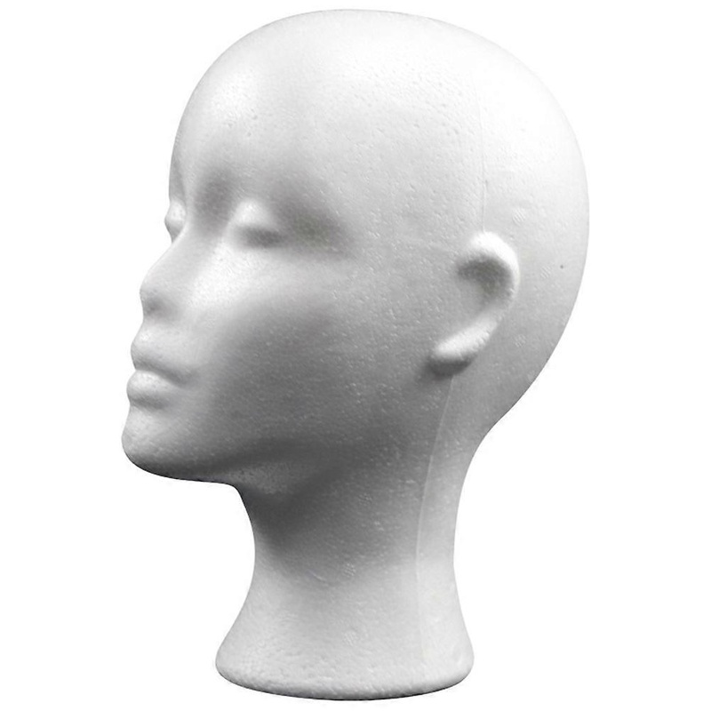 Wig Stand Foams Wig Mannequin Head Hat Display Holder Display Stand for Home Shop