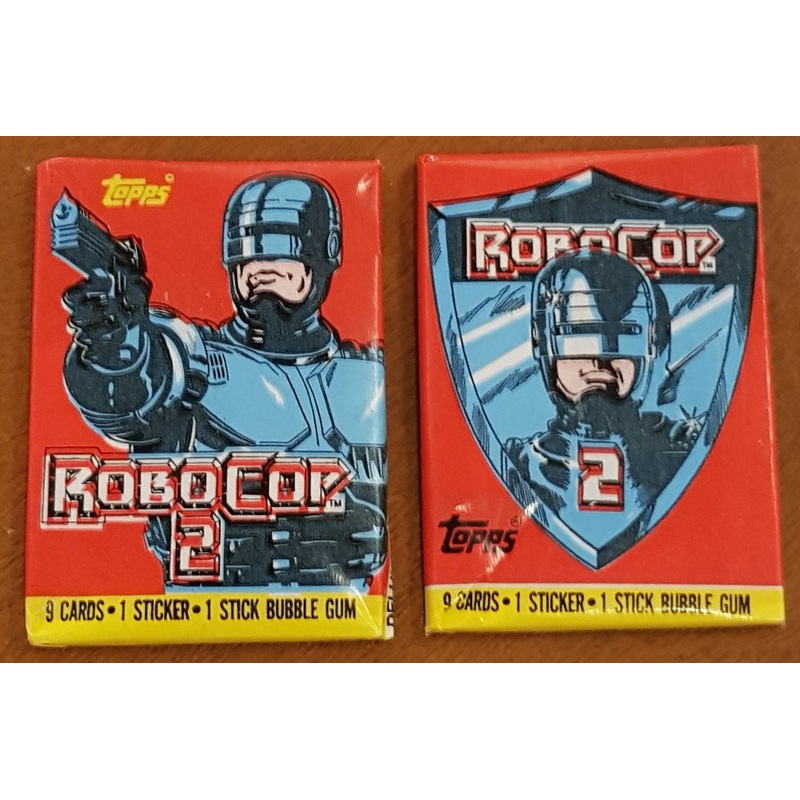 1990 Topps Robocop 2 Trading Cards Sealed Wax Pack (Art Set)