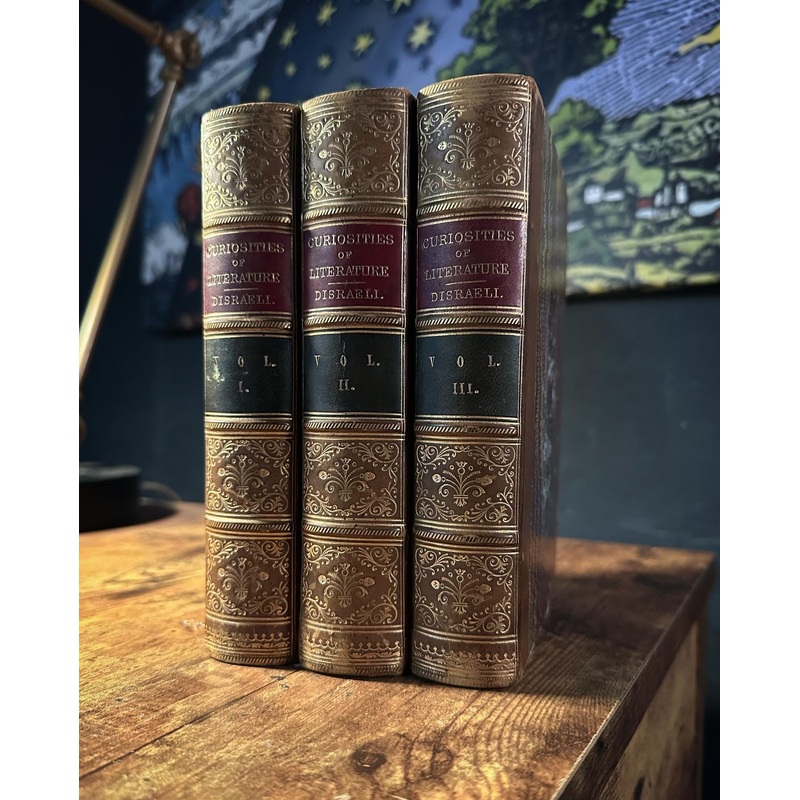 Curiosities of Literature (1859 In Three Volumes) by Isaac Disraeli