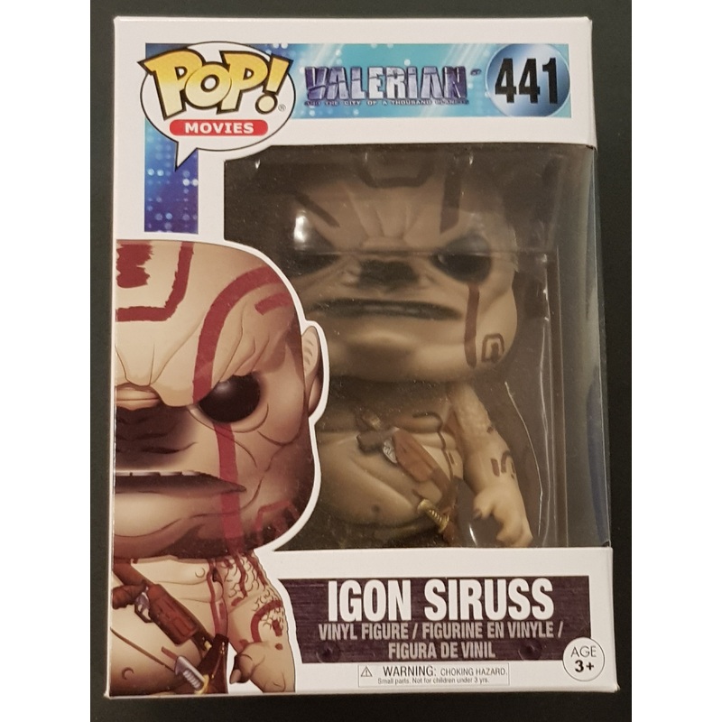 Funko Pop! Valerian Igon Siriuss #441 Vinyl Figure