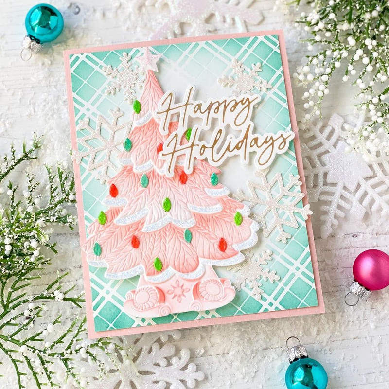 Grandma’s Christmas Tree – Set of 3 – 6×6 Coordinating Stencils