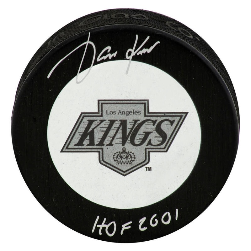 Jari Kurri Signed Edmonton Oilers Logo Hockey Puck w/HOF’01 – (SCHWARTZ COA)