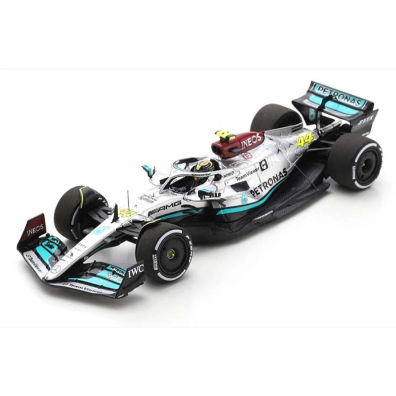 Mercedes-AMG Petronas F1 W13 E Performance No.44 Mercedes-AMG Petronas F1 Team – 2nd French GP 2022 – Lewis Hamilton.  300th GP – 1:43 Scale Resin Model Car