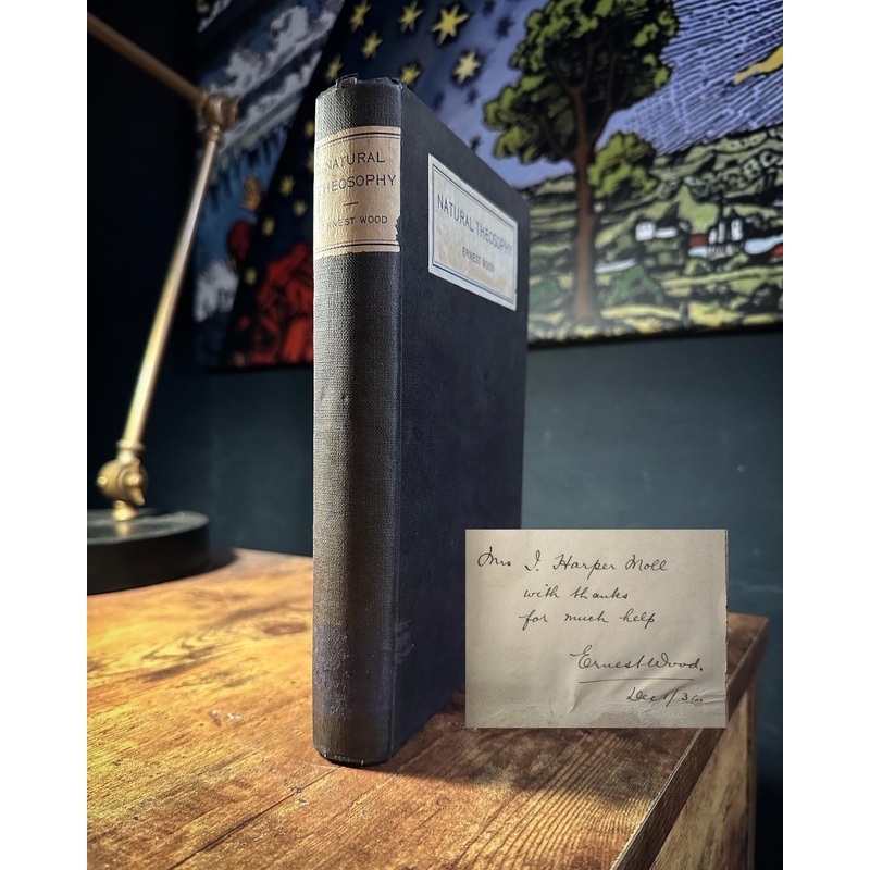 Natural Theosophy SIGNED by Ernest Wood