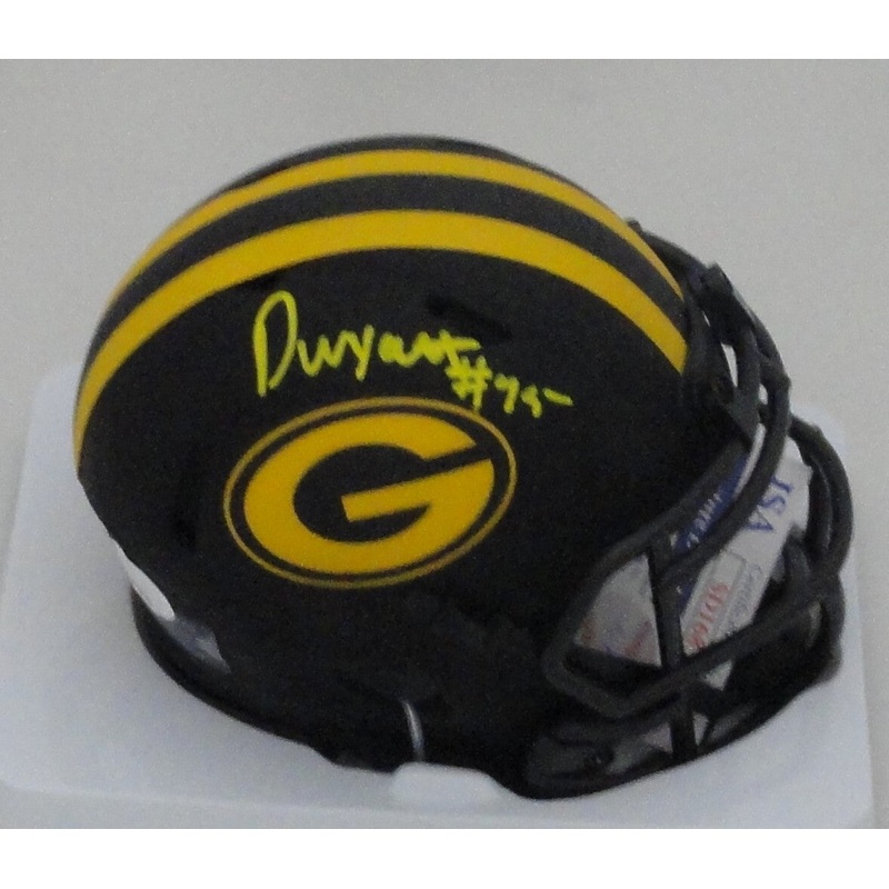 Packers ’22 1st Rnd Pick DEVONTE WYATT Signed ECLIPSE Speed Mini Helmet AUTO JSA
