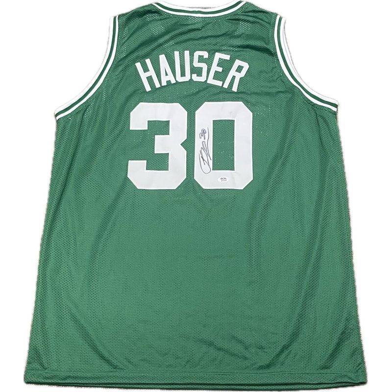 Sam Hauser Signed Jersey PSA Boston Celtics Autographed