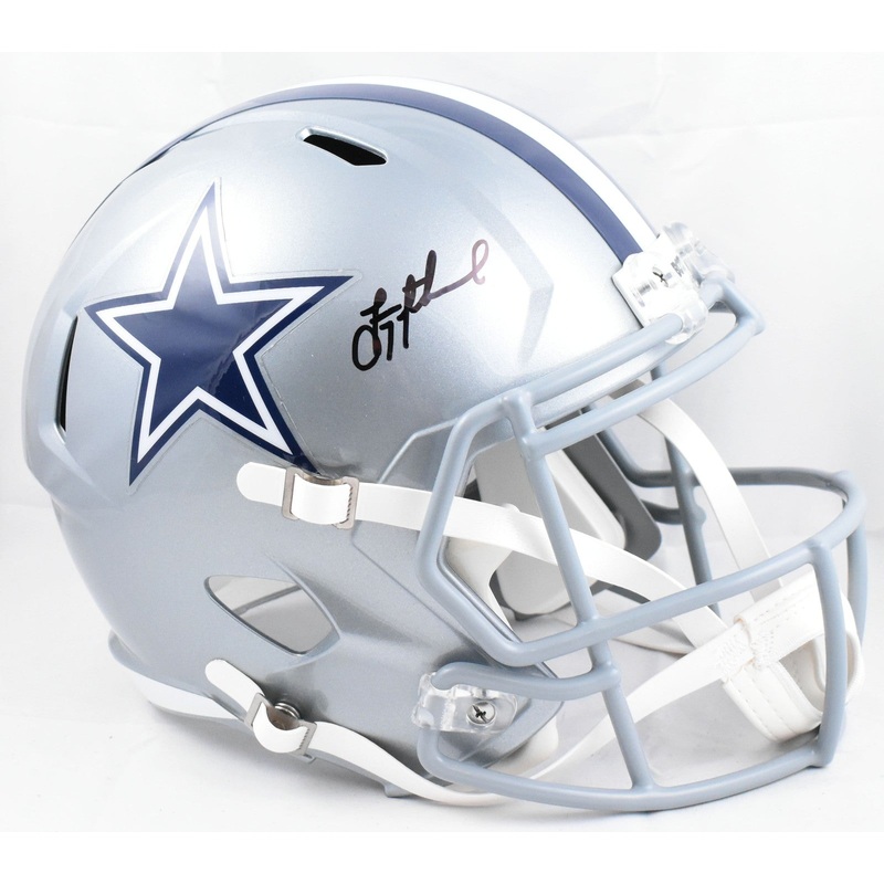 Troy Aikman Autographed Dallas Cowboys F/S Speed Helmet – Fanatics