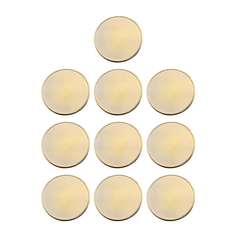10x Blank Challenge Coins Stamping Coins Commemorative DIY Crafts Engraving