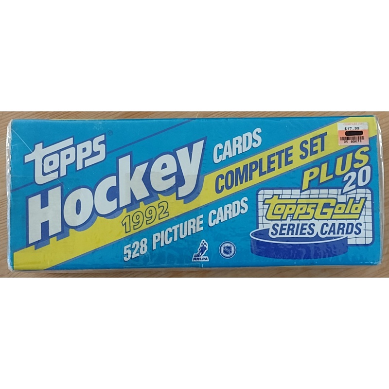 1992 Topps Hockey Trading Card Set Collectors Box