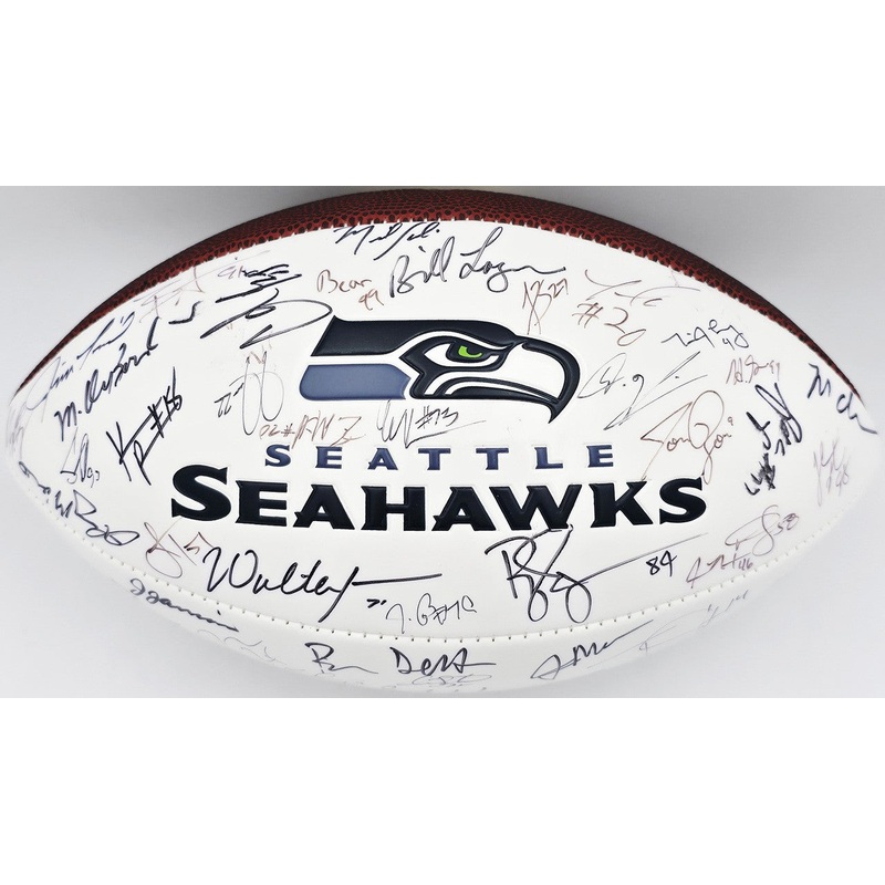 2008 Seattle Seahawks Team Autographed Signed Football With 75 Sigs SKU #243800