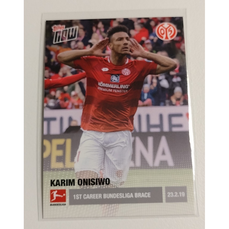 2018-19 Topps Now Bundesliga #82 Karim Onisiwo Rookie Card